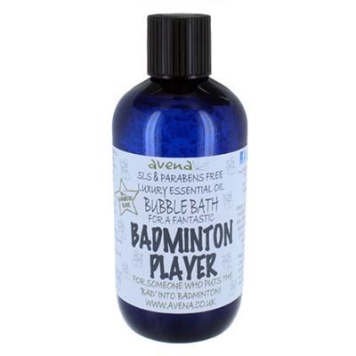 Badminton Player’s Gift Bubble Bath SLS & Paraben Free